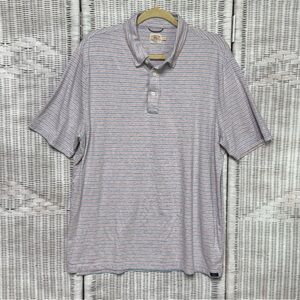 Faherty Mens Polo - Modal Cotton - Red White Blue Size XL